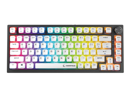 Klawiatura Rampage Zenith Pro magnetyczna, 8000Hz, Hall Effect, RGB, Gateron KS